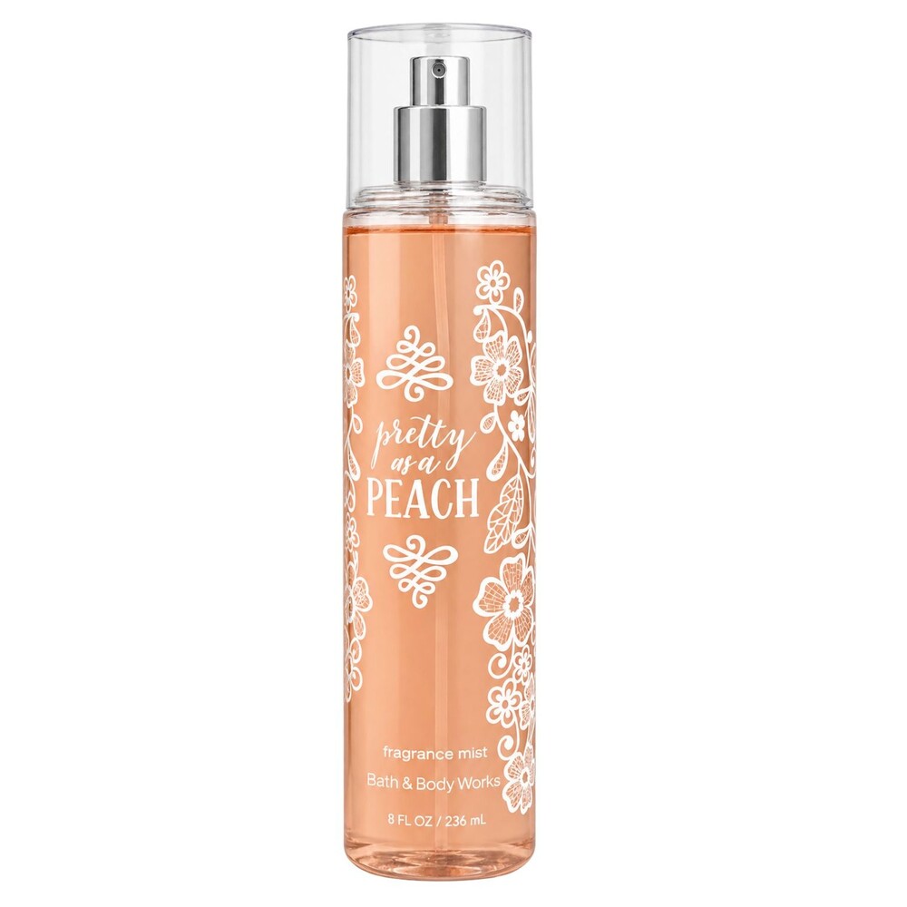 Bath & Body Works Pretty As A Peach Fragrance Mist 8oz Spray Discontinued